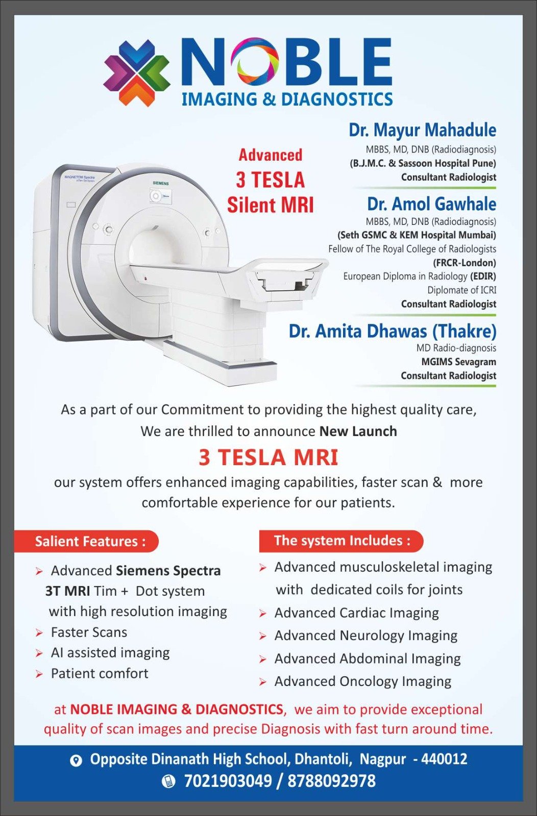 Introducing Our 3 Tesla MRI (3T) Technology